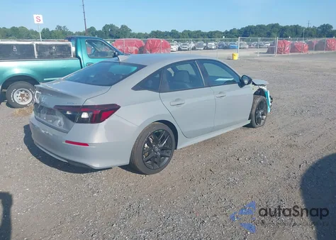 2025 Honda Civic Hybrid Sport/Sport Touring from USA, damaged, VIN 2HGFE4F87SH327236